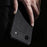 For iPhone Air Case Wood Texture PU Leather Coated PC TPU Phone Cover - Black - 3