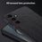 For Samsung Galaxy S25 FE Case Wood Texture PU Leather Coated PC TPU Phone Cover - Black - 5