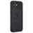 For iPhone 17 Case Deer Pattern Cloth Texture PU + PC + TPU Phone Cover - Black - 1