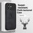 For iPhone 17 Case Deer Pattern Cloth Texture PU + PC + TPU Phone Cover - Black - 3