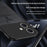 For iPhone 17 Case Deer Pattern Cloth Texture PU + PC + TPU Phone Cover - Black - 5