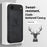 For iPhone Air Case Deer Pattern Cloth Texture PU + PC + TPU Phone Cover - Black - 3