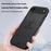 For iPhone Air Case Deer Pattern Cloth Texture PU + PC + TPU Phone Cover - Black - 4