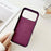 For iPhone 17 Pro Case Compatible with MagSafe PU Leather Liquid Silicone Phone Back Cover - Dark Purple - 4