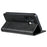 AZNS For vivo V60 5G Case Cowhide Texture PU Leather Wallet Phone Cover - Black - 4