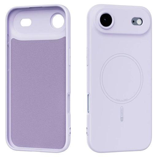 ABEEL For iPhone Air Case Compatible with MagSafe Skin Touch Liquid Silicone Phone Back Cover - Purple - 1