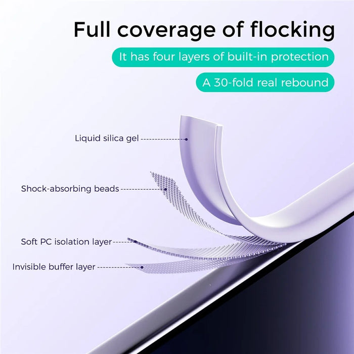ABEEL For iPhone 14 Pro Max Case Compatible with MagSafe Skin Touch Liquid Silicone Phone Back Cover - Purple - 5