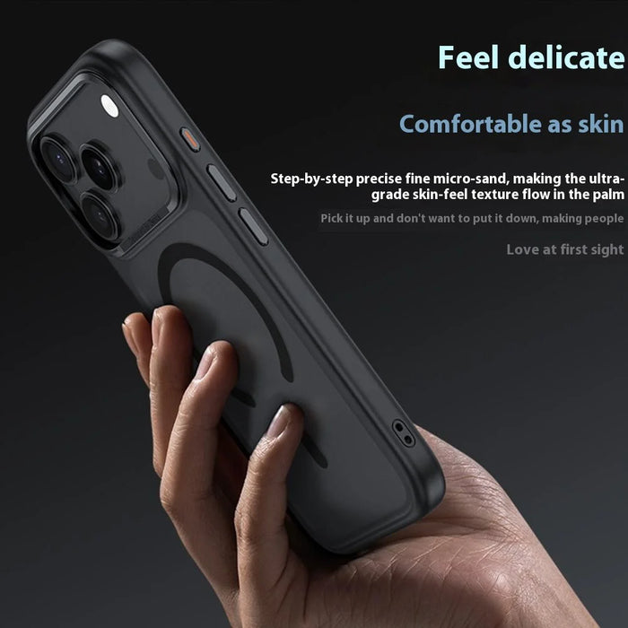 BENKS For iPhone 17 Pro Magnetic Case Skin Feel TPU + PC Phone Cover Compatible with MagSafe - Black - 7