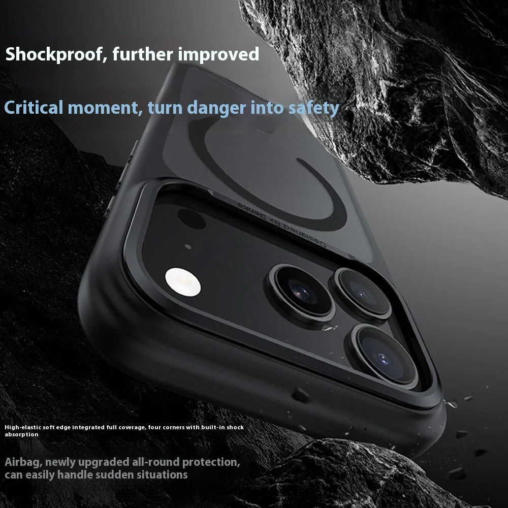 BENKS For iPhone 17 Pro Max Magnetic Case Skin Feel TPU + PC Phone Cover Compatible with MagSafe - Black - 5
