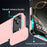 For iPhone 18 Pro Max / 17 Pro Max Case PC + TPU Shell with Slide Camera Phone Cover - Pink - 5