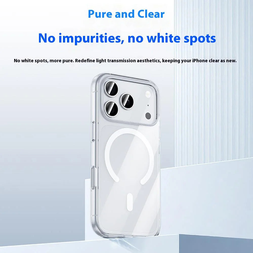 BENKS For iPhone 17 Pro Magnetic Case TPU PC Clear Phone Cover Compatible with MagSafe - 4