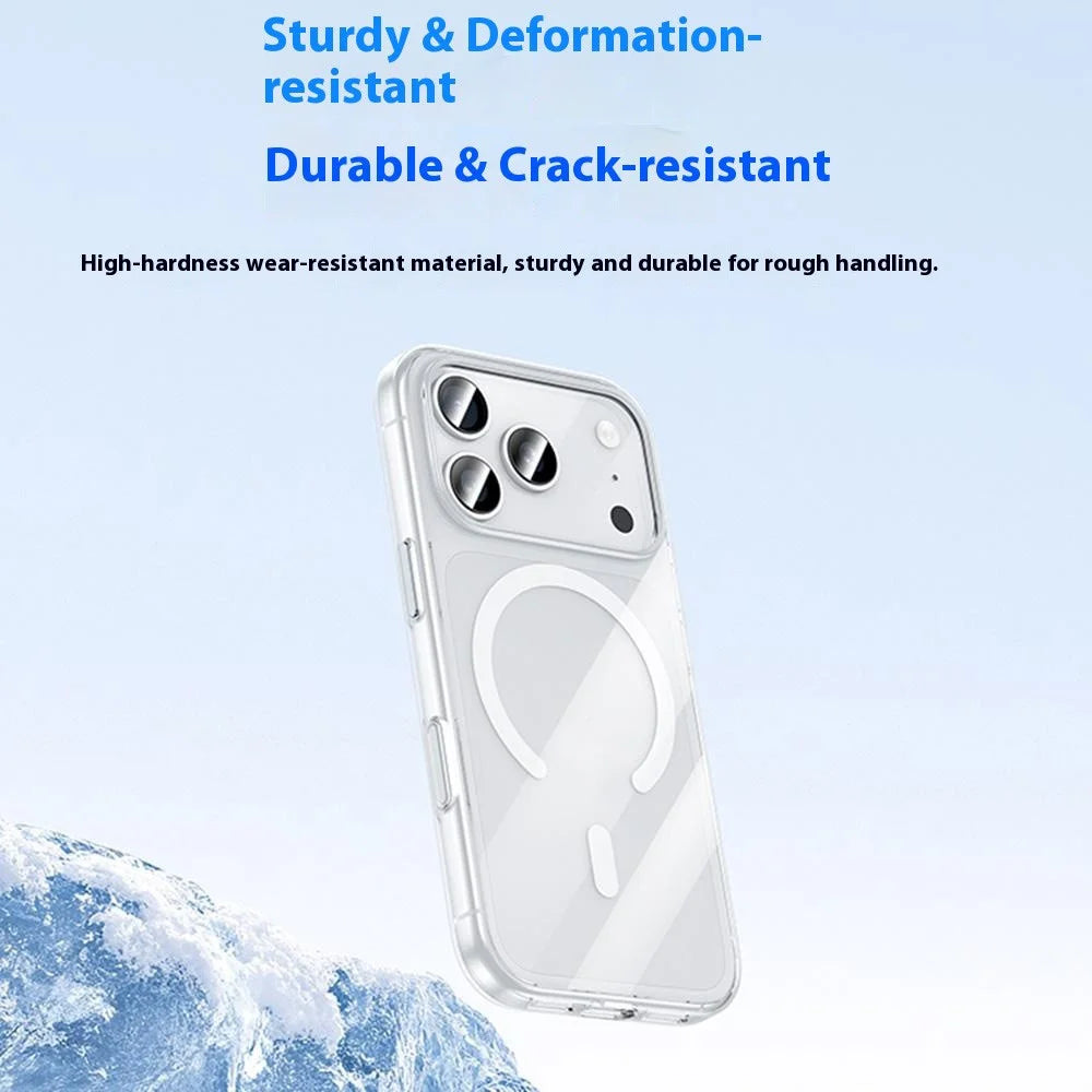 BENKS For iPhone 17 Pro Max Magnetic Case TPU PC Clear Phone Cover Compatible with MagSafe - 5