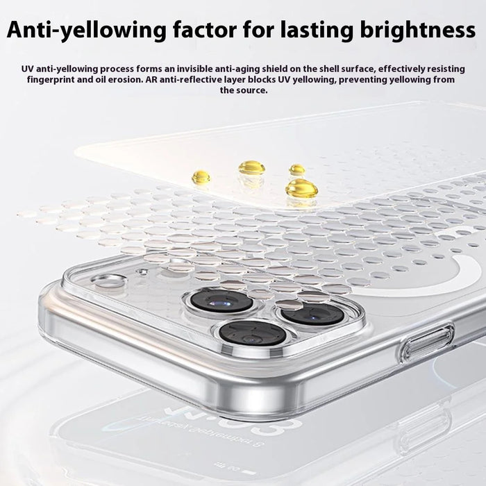 BENKS For iPhone 17 Pro Max Magnetic Case Ultra Thin Naked-like Clear PC Phone Cover Compatible with MagSafe - 3