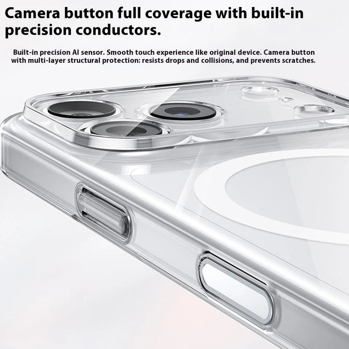 BENKS For iPhone 17 Pro Max Magnetic Case Ultra Thin Naked-like Clear PC Phone Cover Compatible with MagSafe - 6