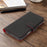 For iPhone 18 Pro / 17 Pro Stand Case Litchi Texture Genuine Cow Leather Wallet Phone Cover RFID Blocking - Black  /  Red - 7