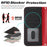 For iPhone 18 Pro Max / 17 Pro Max Stand Case Litchi Texture Genuine Cow Leather Wallet Phone Cover RFID Blocking - Black  /  Red - 5