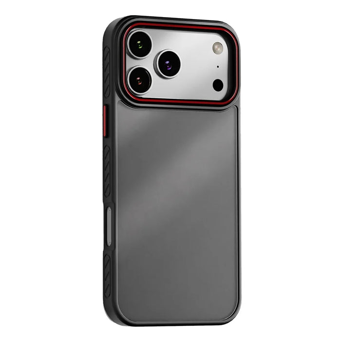For iPhone 17 Pro Case PC + TPU Anti-Slip Matte Phone Cover - Black - 1