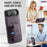 FIERRE SHANN For iPhone Air Case Kickstand Leather Slim Back Cover - Purple - 3
