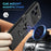 For iPhone 17 Pro Case PC + TPU Drop Defend Phone Cover with Ring Kickstand - Black - 2