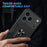 For iPhone 17 Pro Case PC + TPU Drop Defend Phone Cover with Ring Kickstand - Black - 5