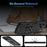For iPhone 17 Pro Case PC + TPU Drop Defend Phone Cover with Ring Kickstand - Black - 6