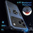 For iPhone 17 Pro Max Case PC + TPU Drop Defend Phone Cover with Ring Kickstand - Blue - 4