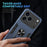 For iPhone 17 Pro Max Case PC + TPU Drop Defend Phone Cover with Ring Kickstand - Blue - 5