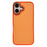 For iPhone 16 Case PC + TPU Anti-Slip Matte Phone Cover - Orange - 1