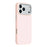 JAUCASE For iPhone 17 Pro Max Case Compatible with MagSafe Textured PU + TPU + PC Phone Back Cover - Pink - 1