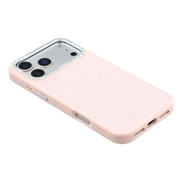 JAUCASE For iPhone 17 Pro Max Case Compatible with MagSafe Textured PU + TPU + PC Phone Back Cover - Pink - 4