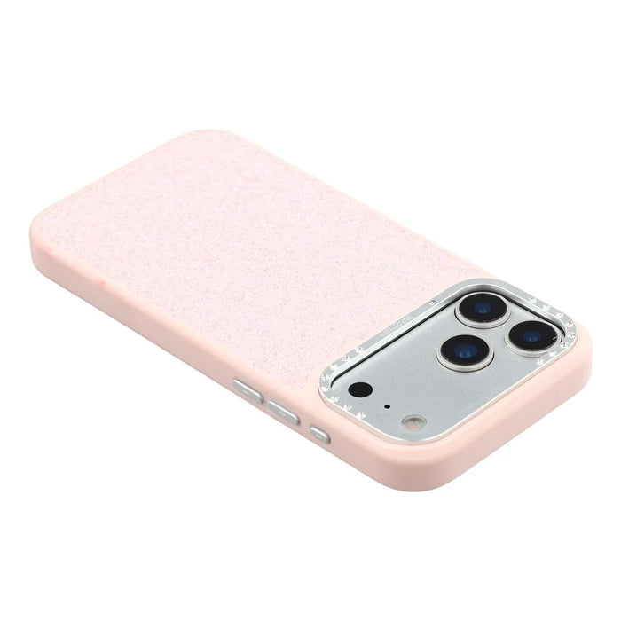 JAUCASE For iPhone 17 Pro Max Case Compatible with MagSafe Textured PU + TPU + PC Phone Back Cover - Pink - 5