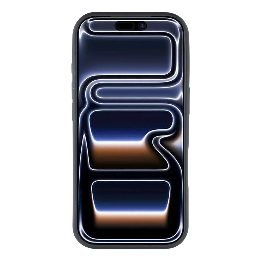 For iPhone 17 Pro Case Compatible with MagSafe Lens Kickstand TPU + PC Matte Phone Cover - Titanium Black - 2