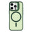 For iPhone 16 Pro Case Compatible with MagSafe Lens Kickstand TPU + PC Matte Phone Cover - Dark Green - 3