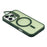 For iPhone 16 Pro Case Compatible with MagSafe Lens Kickstand TPU + PC Matte Phone Cover - Dark Green - 5
