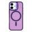 For iPhone 16 Case Compatible with MagSafe Lens Kickstand TPU + PC Matte Phone Cover - Dark Purple - 3