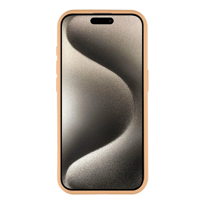 For iPhone 15 Pro Max Case Compatible with MagSafe Lens Kickstand TPU + PC Matte Phone Cover - Desert Gold - 2