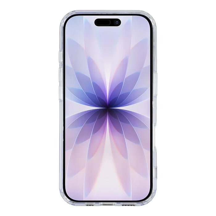 For iPhone 17 Magnetic Case TPU PC Clear Phone Back Cover with Lanyard Hole - 2