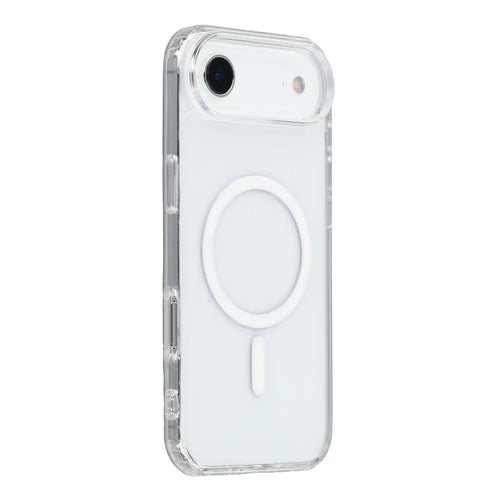 For iPhone Air Magnetic Case TPU PC Clear Phone Back Cover with Lanyard Hole - 1