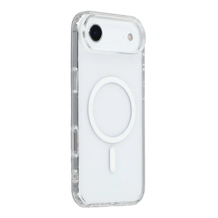 For iPhone Air Magnetic Case TPU PC Clear Phone Back Cover with Lanyard Hole - 1