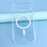 For iPhone Air Magnetic Case TPU PC Clear Phone Back Cover with Lanyard Hole - 4