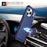 For iPhone 17 Pro Max Case with Card Holder PU Leather + TPU Phone Back Cover - Blue - 6