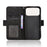 For iPhone 18 Pro / 17 Pro Leather Case Phone Wallet Cover with Multiple Card Slots - Black - 5