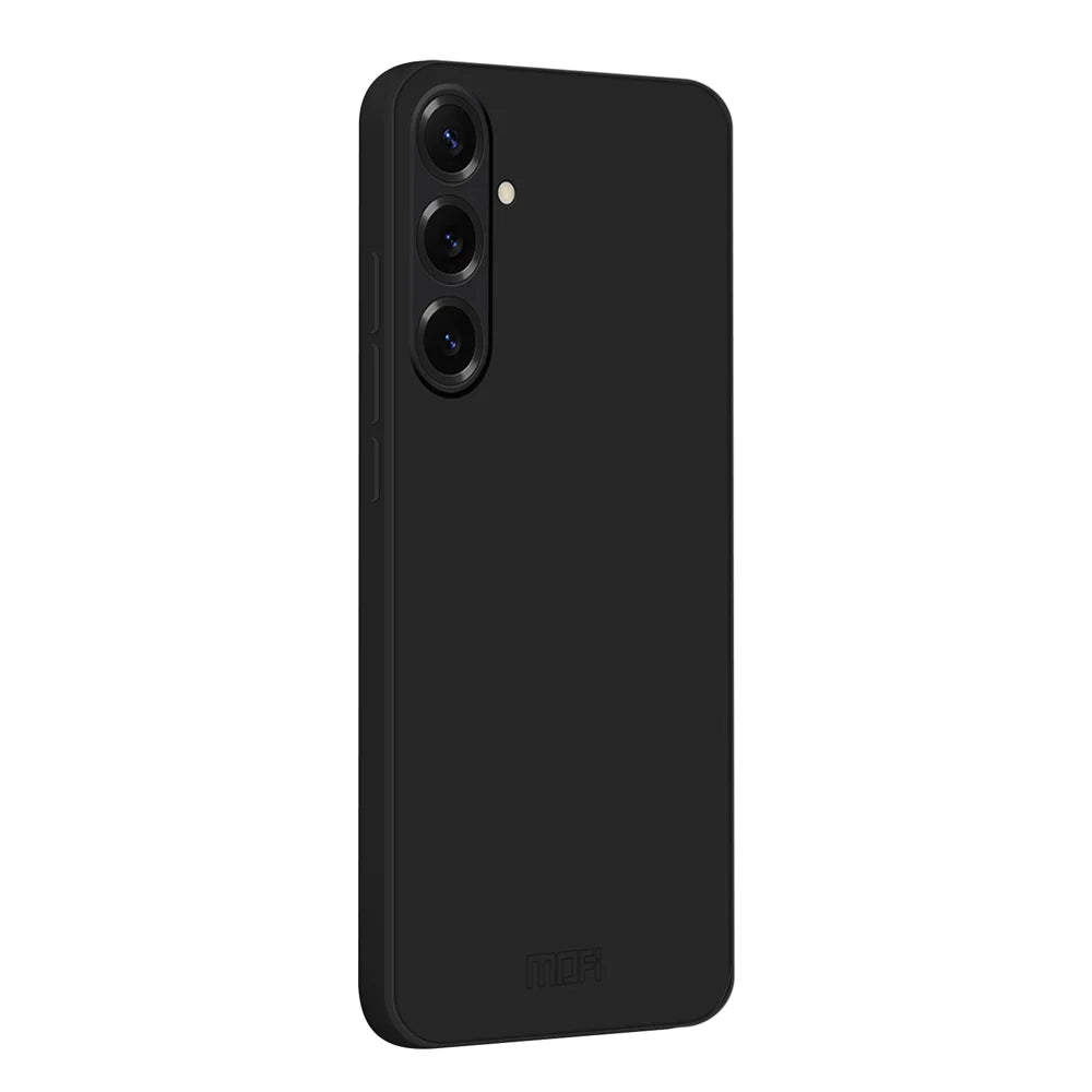 MOFI For Samsung Galaxy S25+ Case  Skin Touch Soft TPU Protective Phone Cover - Black - 1