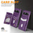 For Google Pixel 10 / Pixel 10 Pro Case RFID Blocking Card Slot Kickstand Leather + TPU Phone Cover - Purple - 5