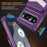 For Google Pixel 10 / Pixel 10 Pro Case RFID Blocking Card Slot Kickstand Leather + TPU Phone Cover - Purple - 7