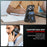For iPhone 17 Pro Max Magnetic Case Detachable Card Slot Kickstand Leather + TPU Phone Cover - Black - 6