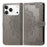 For iPhone 18 Pro / 17 Pro Case Wallet Mandala Flower Leather Phone Cover Stand View - Grey - 1