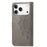 For iPhone 18 Pro / 17 Pro Case Wallet Mandala Flower Leather Phone Cover Stand View - Grey - 6
