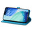 For iPhone Air Case Wallet Mandala Flower Leather Phone Cover Stand View - Blue - 3