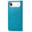For iPhone Air Case Wallet Mandala Flower Leather Phone Cover Stand View - Blue - 6